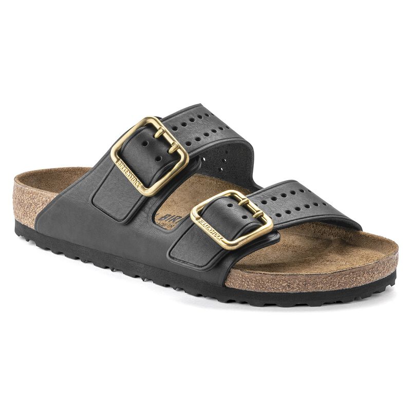 BIRKENSTOCK Arizona Bold Leather Roast Soft Footbed detail
