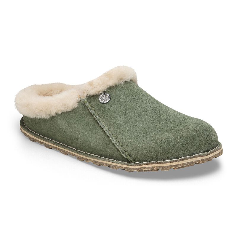 BIRKENSTOCK Zermatt Premium Suede Leather Antique White Daily Comfort detail