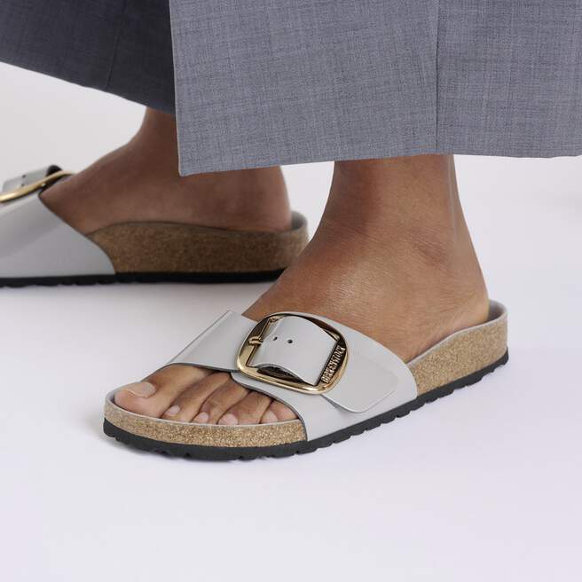 Madrid Big Buckle Natural Leather Patent image numéro 5