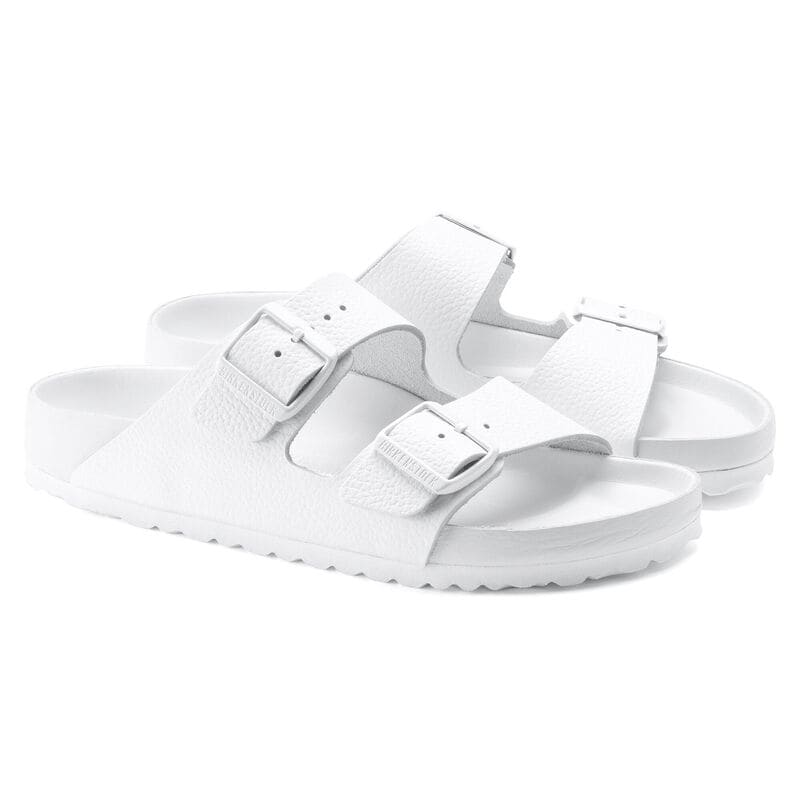 BIRKENSTOCK Arizona Natural Leather White Walk Edit detail