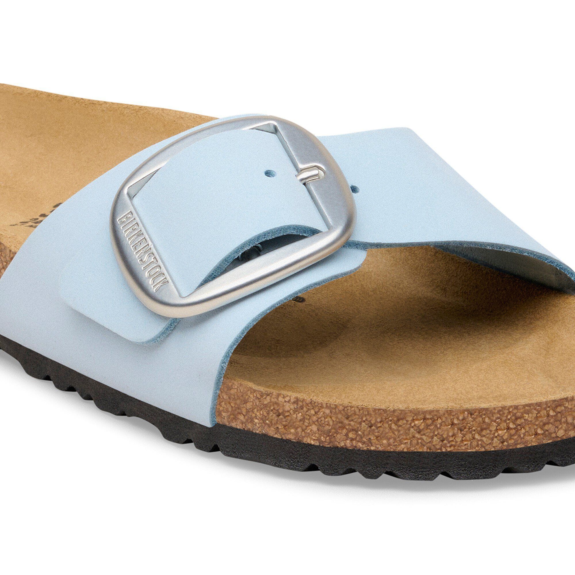 Madrid Big Buckle Nubuk Leather