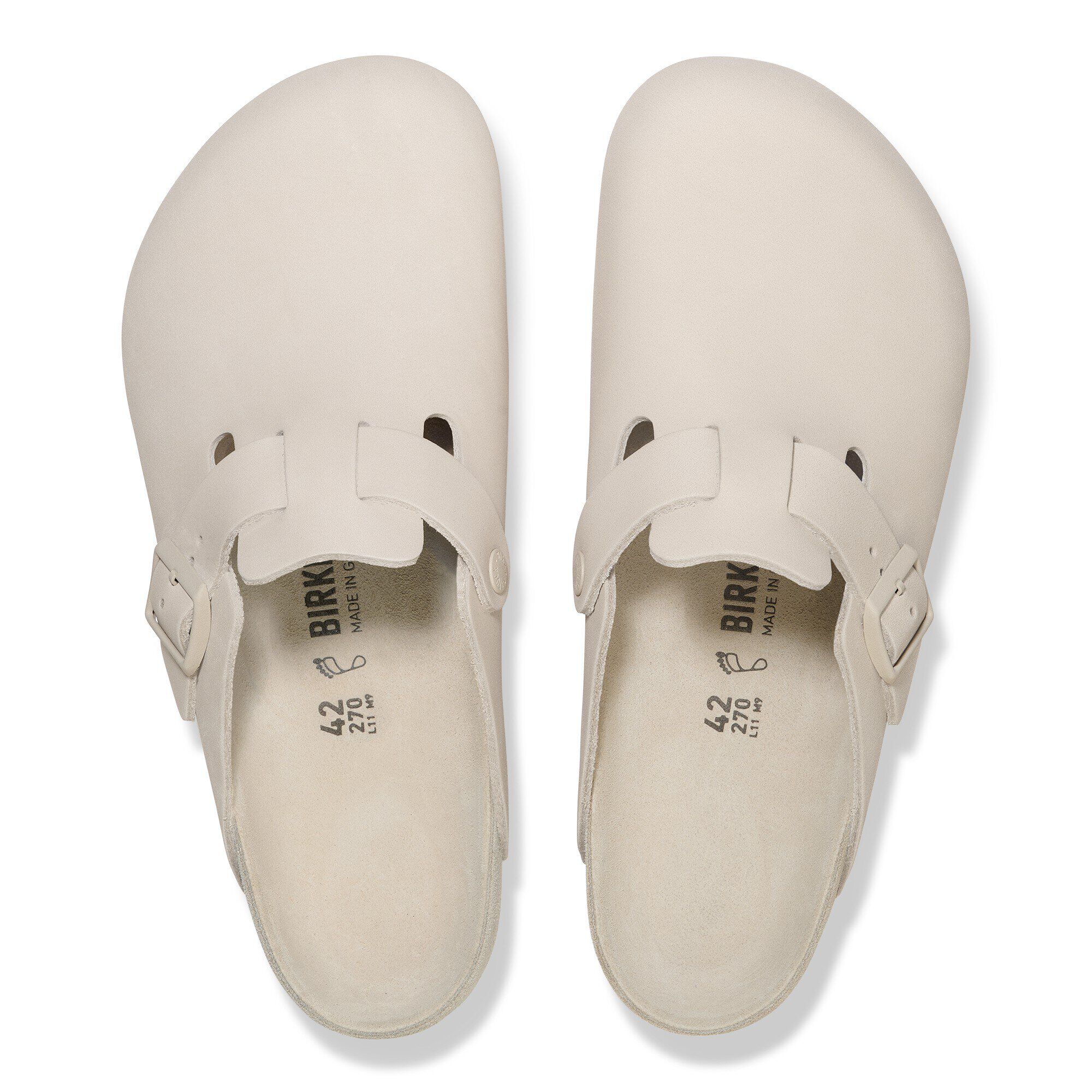 Boston Nubuck Leather - a top view