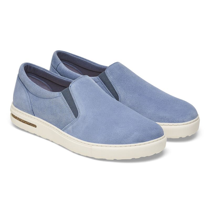 BIRKENSTOCK Oswego Suede Leather Elemental Blue Walk Edit detail