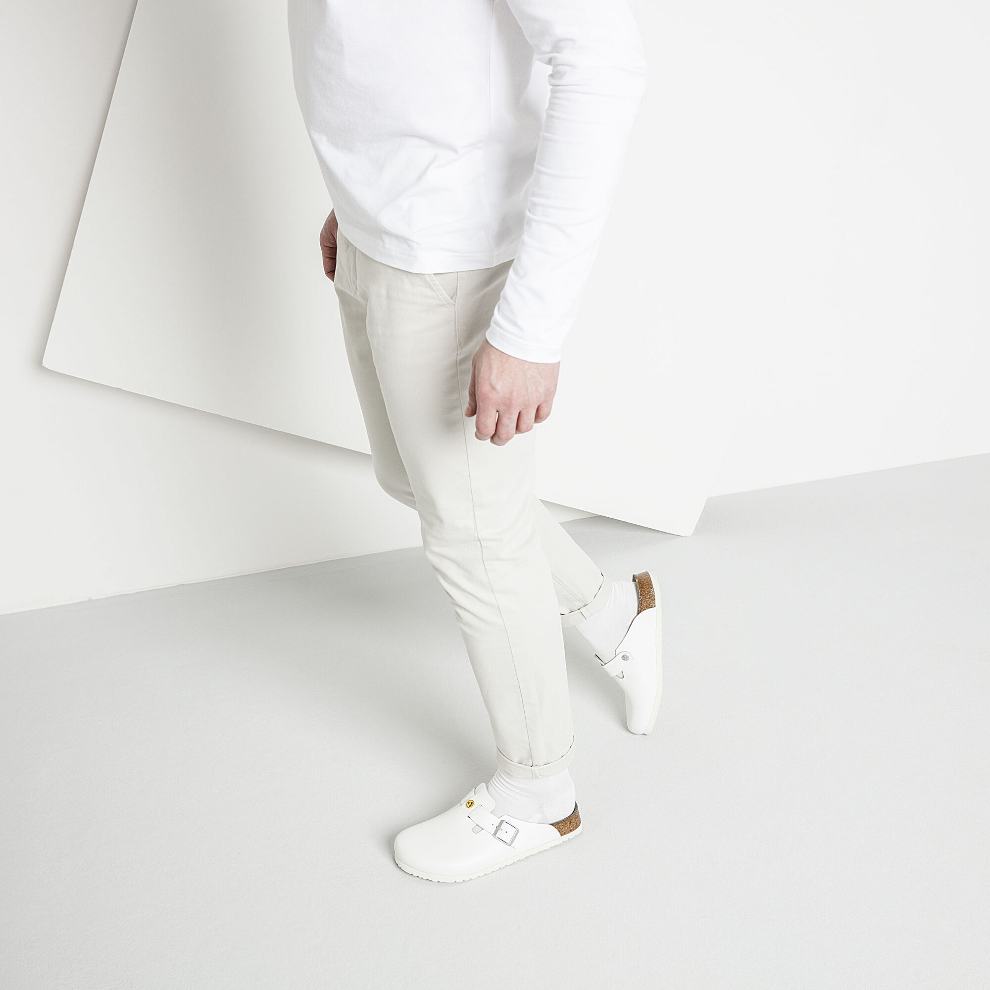   Close-up with a male model
