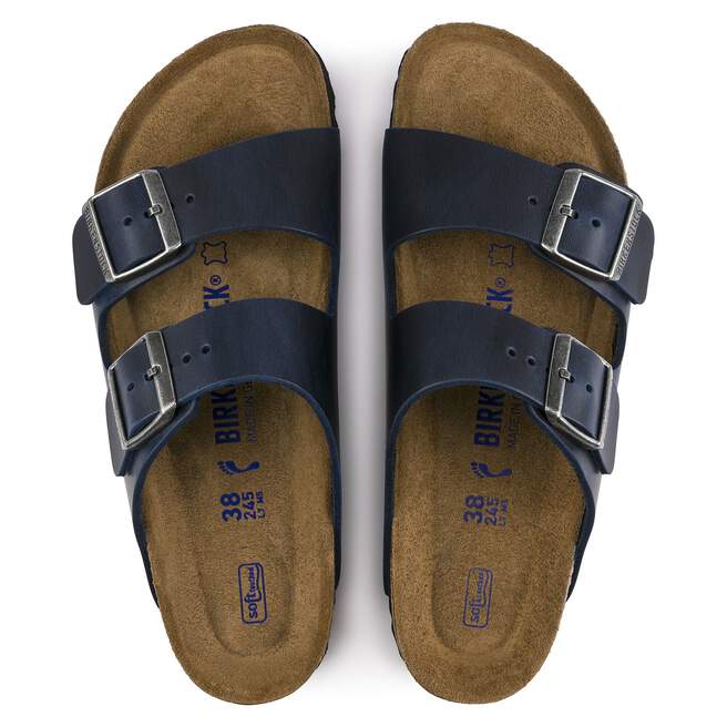 birkenstock arizona dress blue Birkenstock Arizona Patent Sandal - Dress Blue