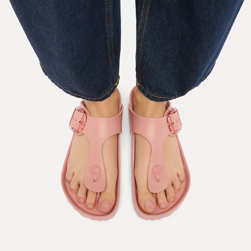 BIRKENSTOCK Gizeh Big Buckle EVA Pink Clay Classic Fit detail