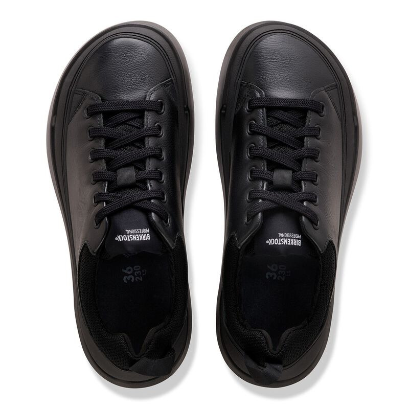 BIRKENSTOCK Melbourne PRO ESD Natural Leather Coated Jet Black City Comfort detail