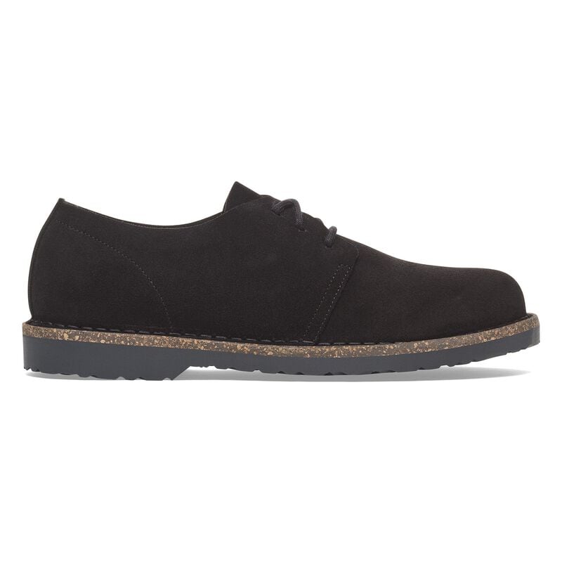 BIRKENSTOCK Uppsala Low Suede Leather Black City Comfort detail