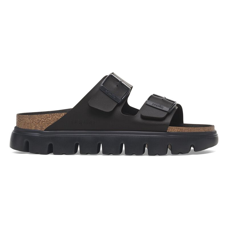 BIRKENSTOCK Arizona Chunky Birko-Flor Black/Black Trail Easy detail