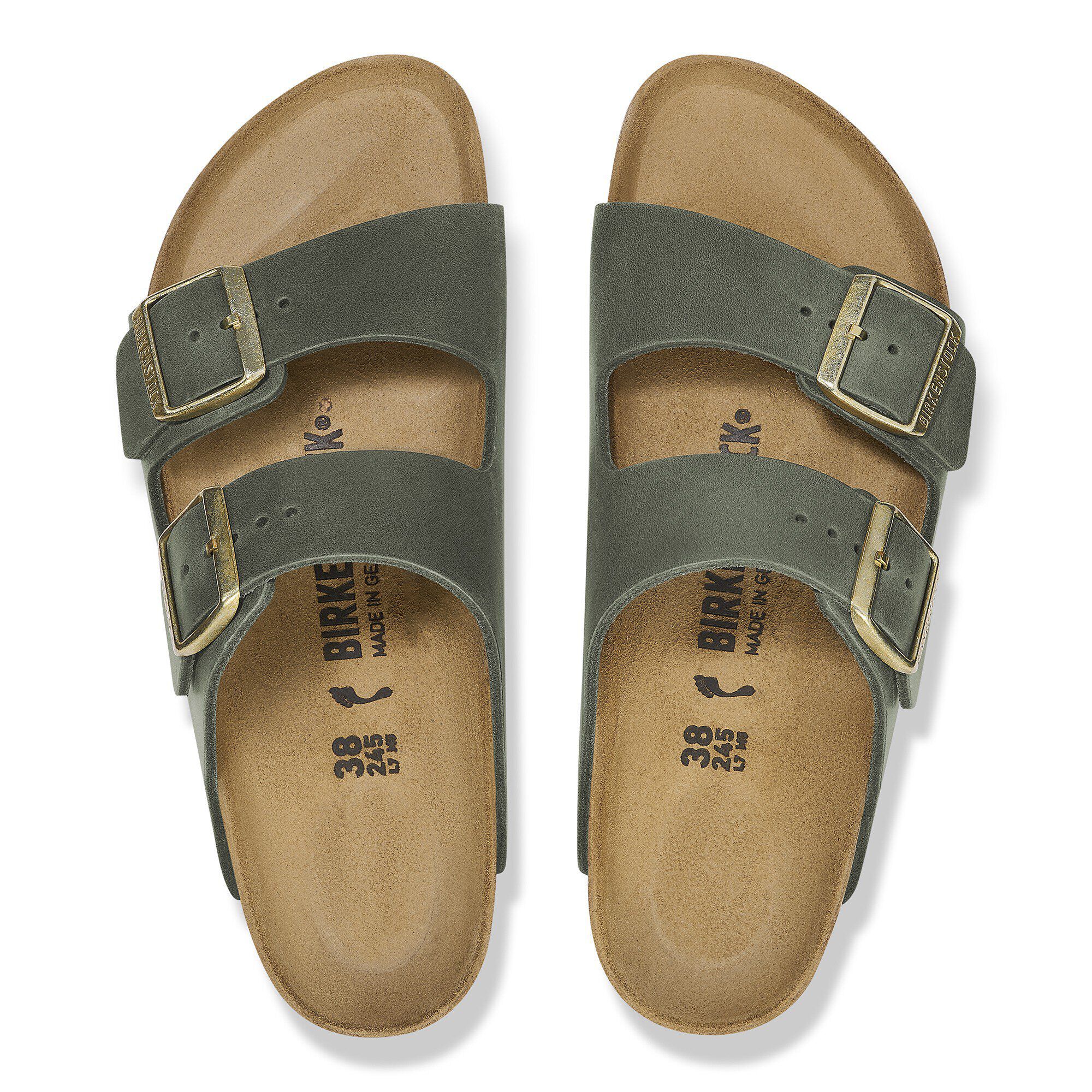 Birkenstock Arizona Oiled Leather in Thyme