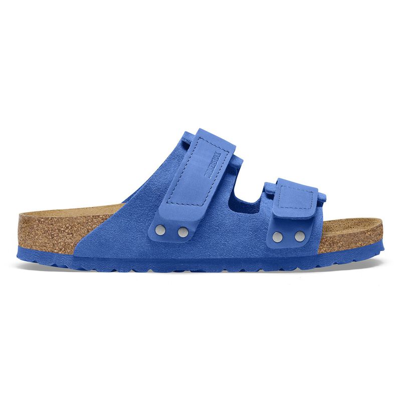 BIRKENSTOCK Uji Nubuck Leather/Suede Ultra Blue Trail Easy detail