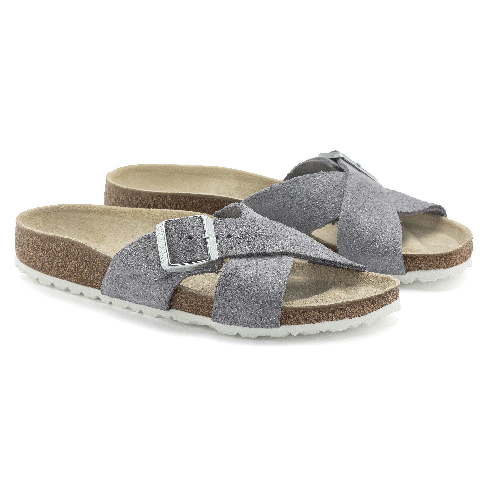 【新品】BIRKENSTOCK/Siena Big Buckle Suede Siena Suede Leather in Color Purple Fog | BIRKENSTOCK US