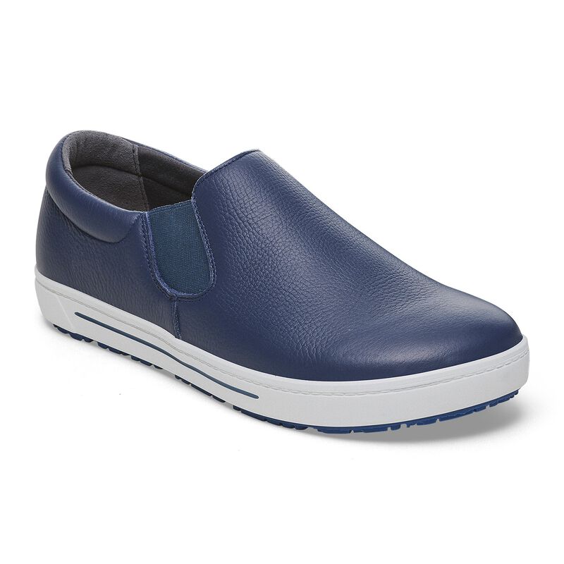 BIRKENSTOCK QO 400 Natural Leather Gray City Comfort detail