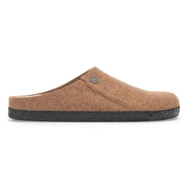 BIRKENSTOCK Zermatt Shearling Felt Toffee Melange Trail Easy detail