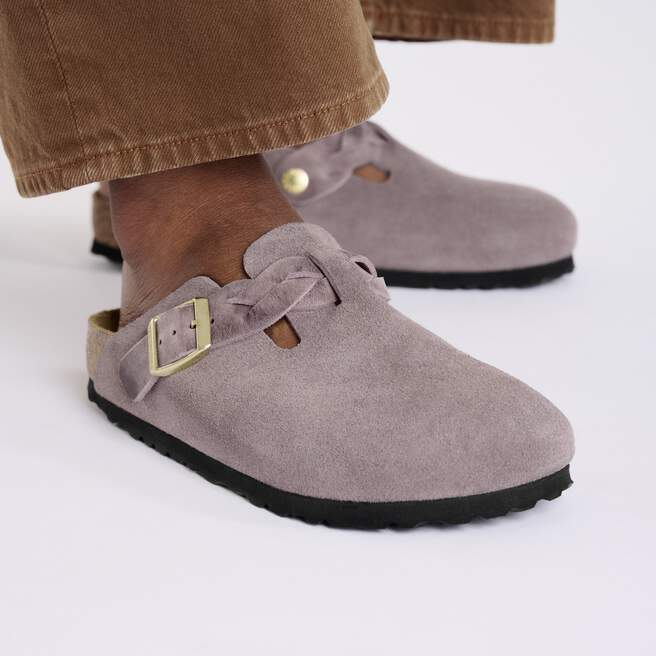 Boston Braided Suede Leather