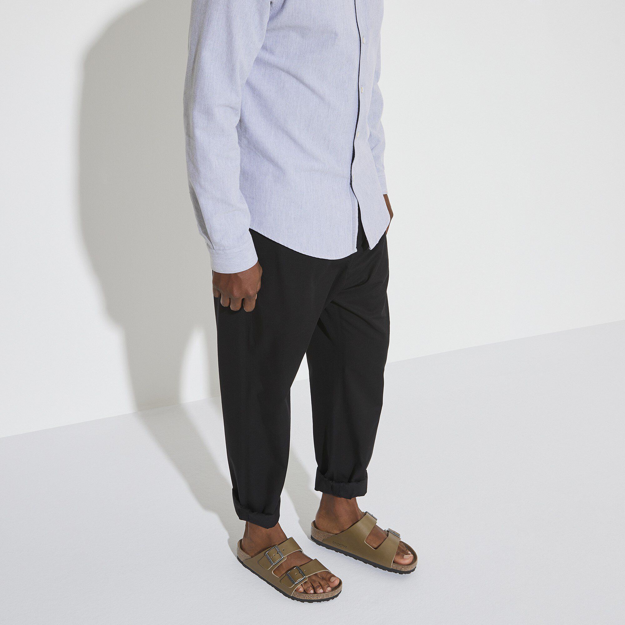  Close-up with a male model