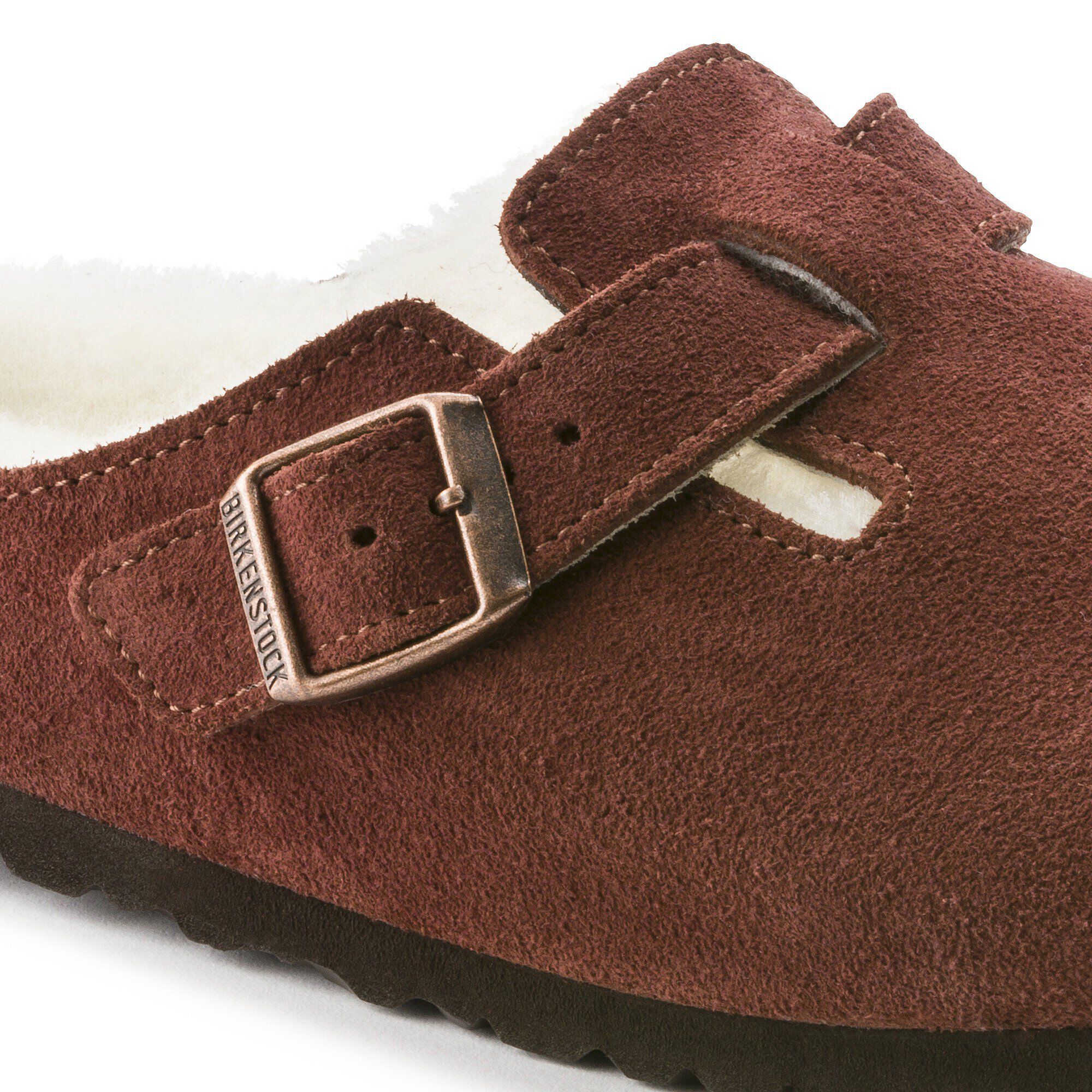 Boston Shearling Suede Leather
