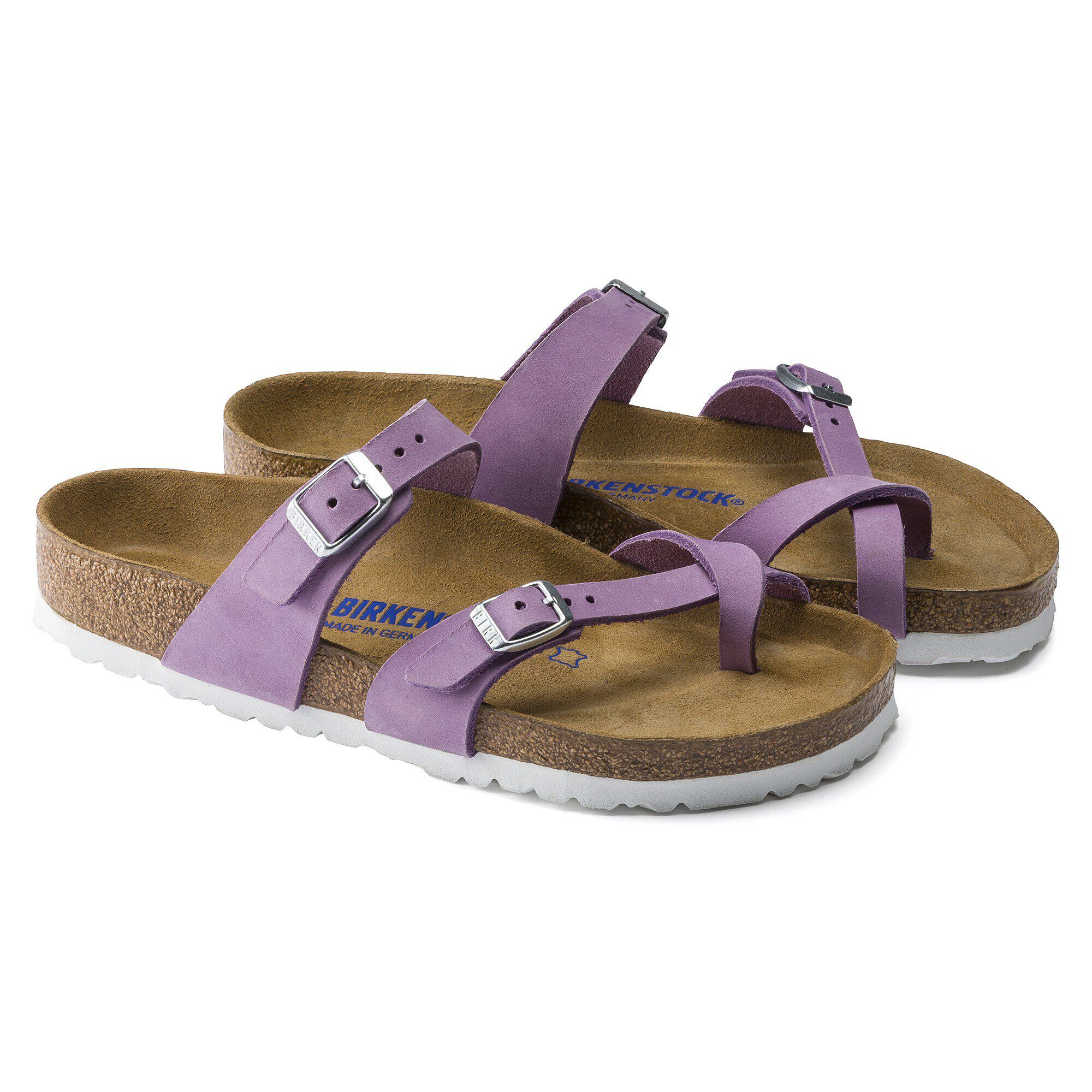 Mayari Soft Footbed Nubuck Leather - shown as a pair