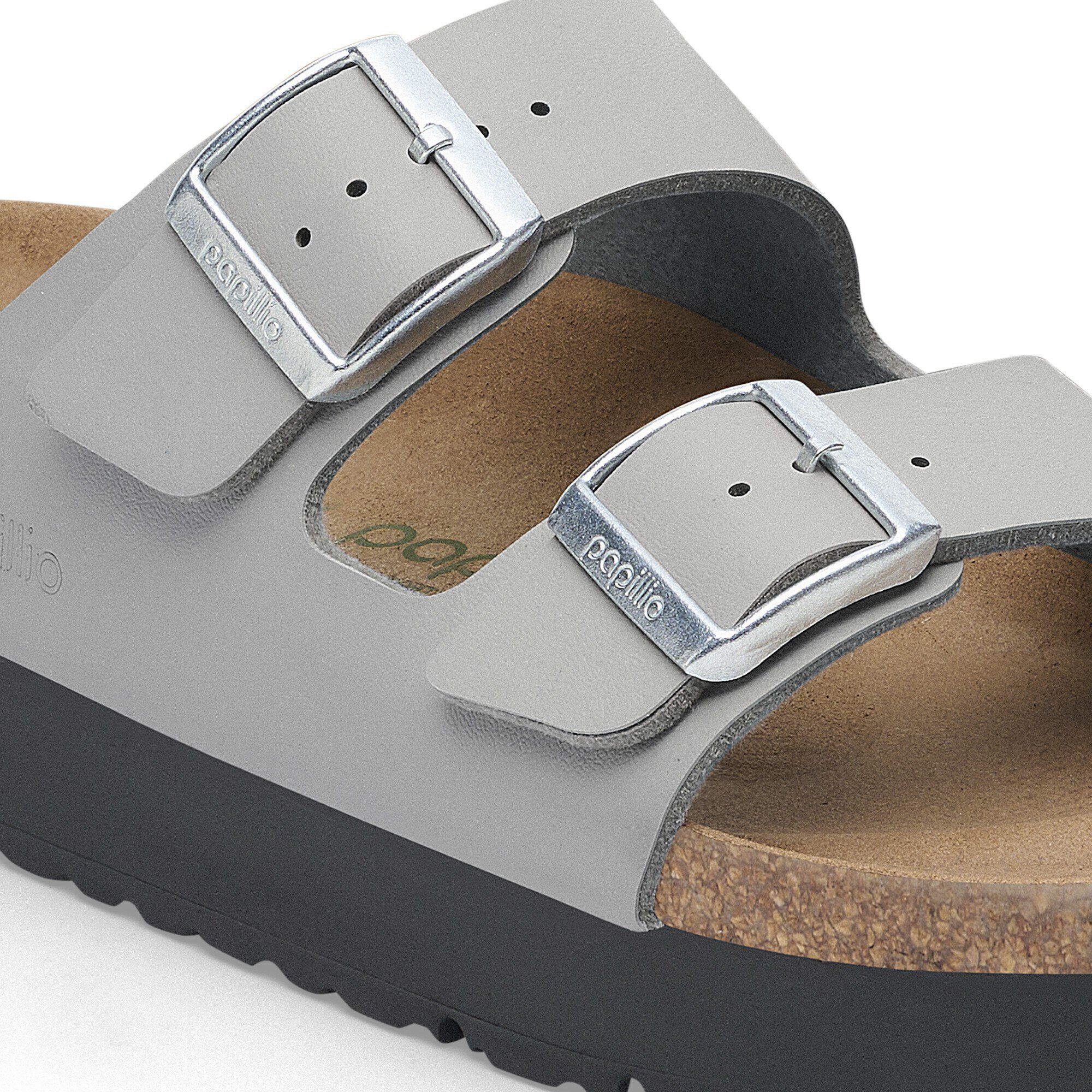 靴 Birkenstock gray 26.5 Arizona Flex Platform Birko-Flor in Color Stone Coin | BIRKENSTOCK US