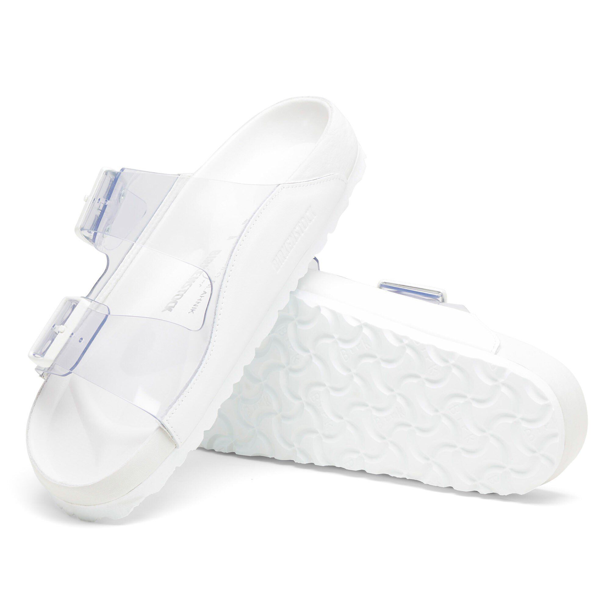 Manolo Blahnik Arizona PVC Synthetics with outer sole details