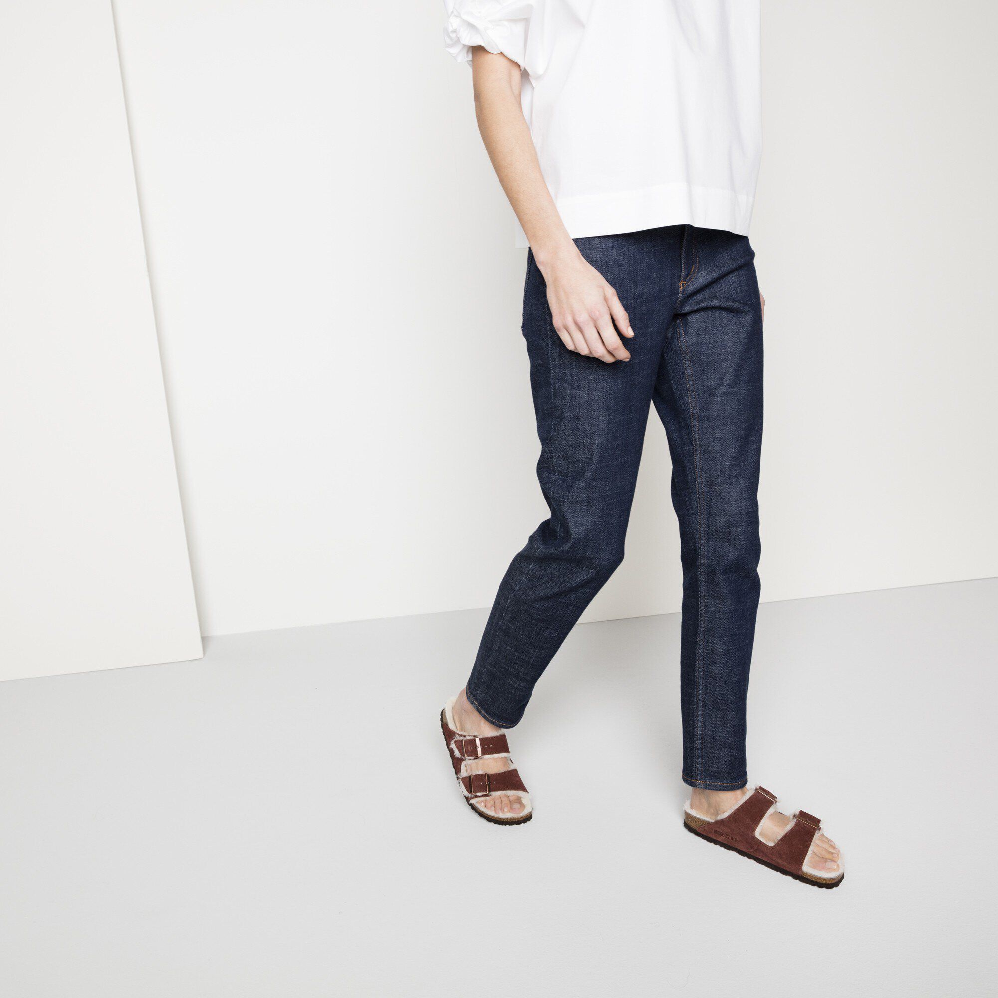 Arizona Shearling Suede Leather