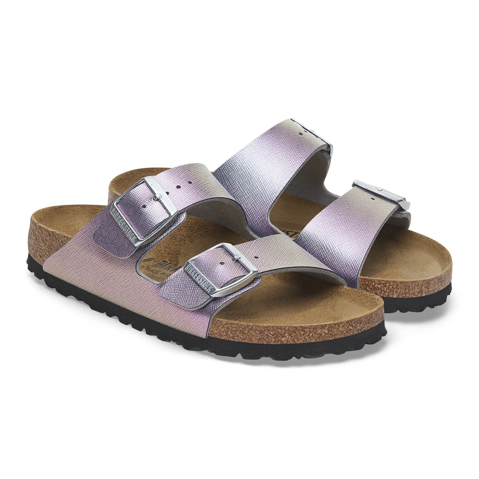 Arizona Birko-Flor Embossed in Color Violet | BIRKENSTOCK US