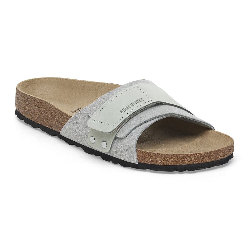 BIRKENSTOCK Oita Nubuck-Suede Leather Candy Pink Trail Easy detail
