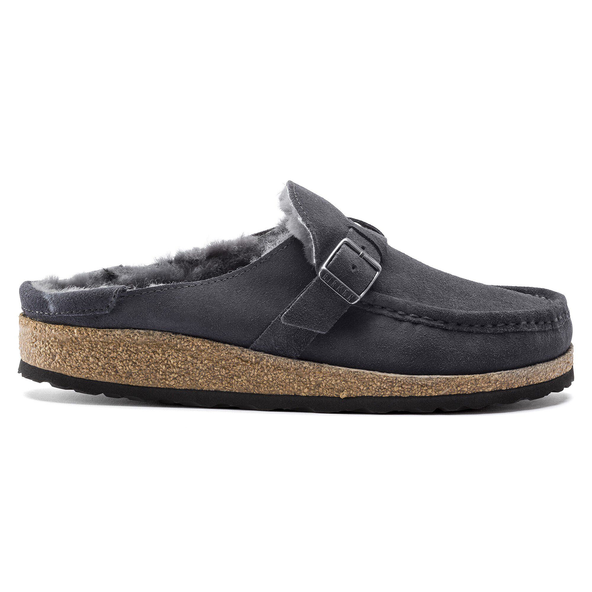 Buckley Shearling Suede Leather - a side view