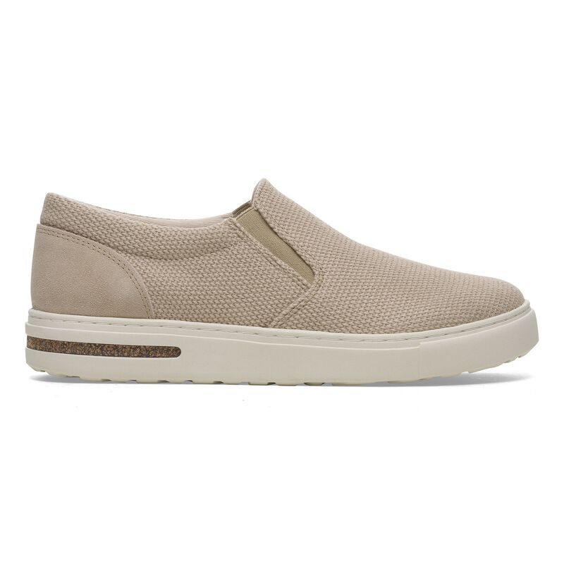 BIRKENSTOCK Oswego Natural Leather/Textile Sandcastle Contour Sole detail