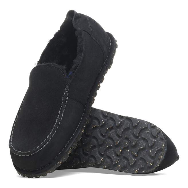 Utti Shearling Suede Leather