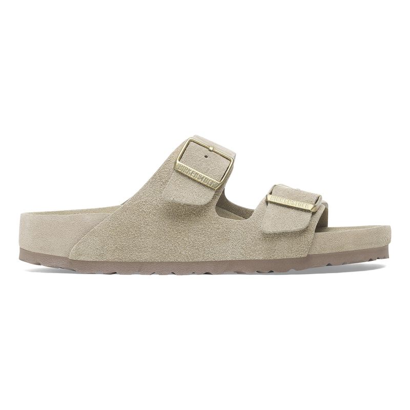 BIRKENSTOCK Arizona Suede Leather Taupe Walk Edit detail