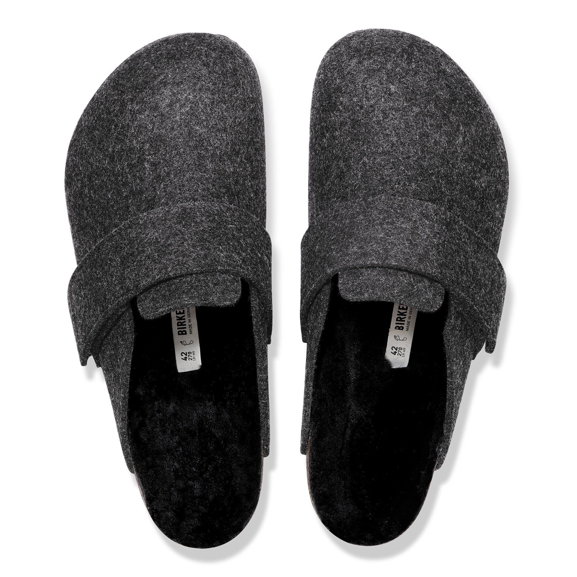 Loma Shearling Wool Felt - a top view