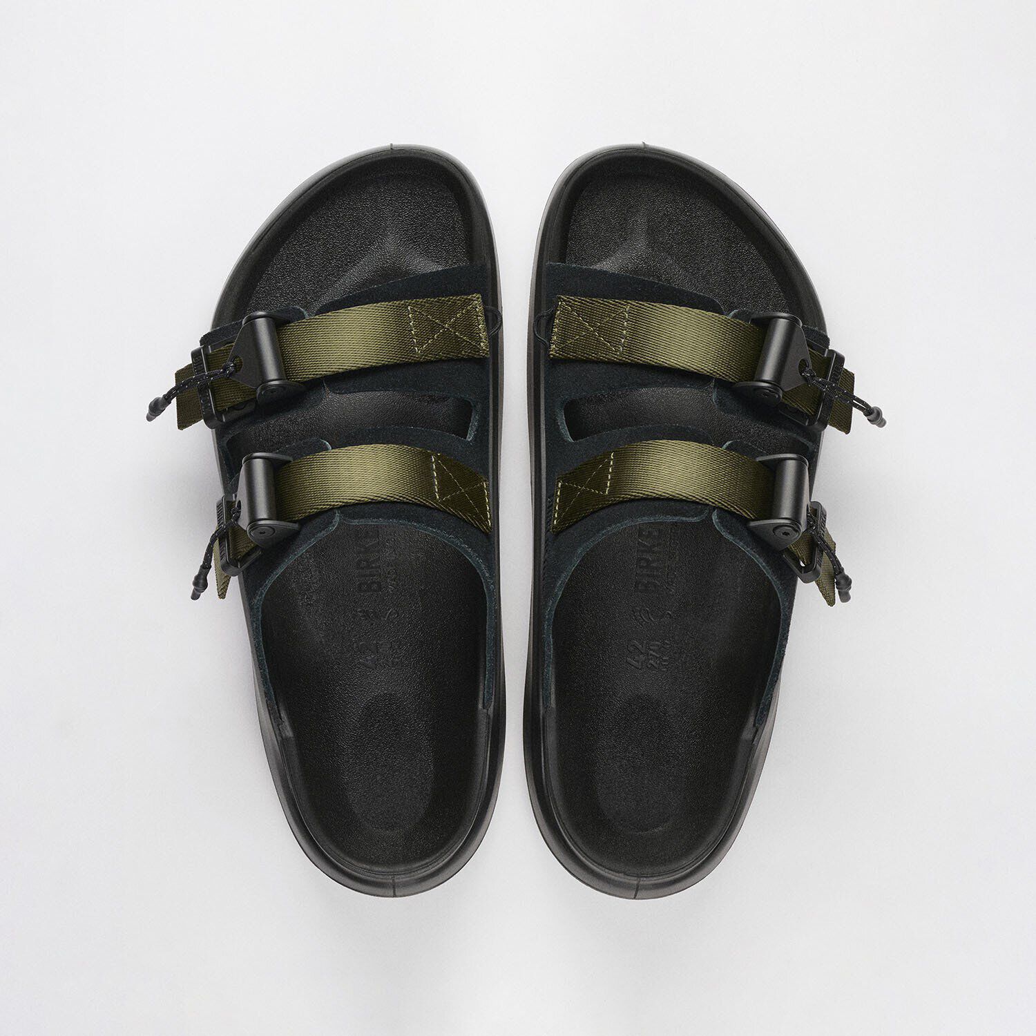 BIRKENSTOCK モガミテラ Mogami Terra Tech Nubuck Leather-Textile in Color Olive