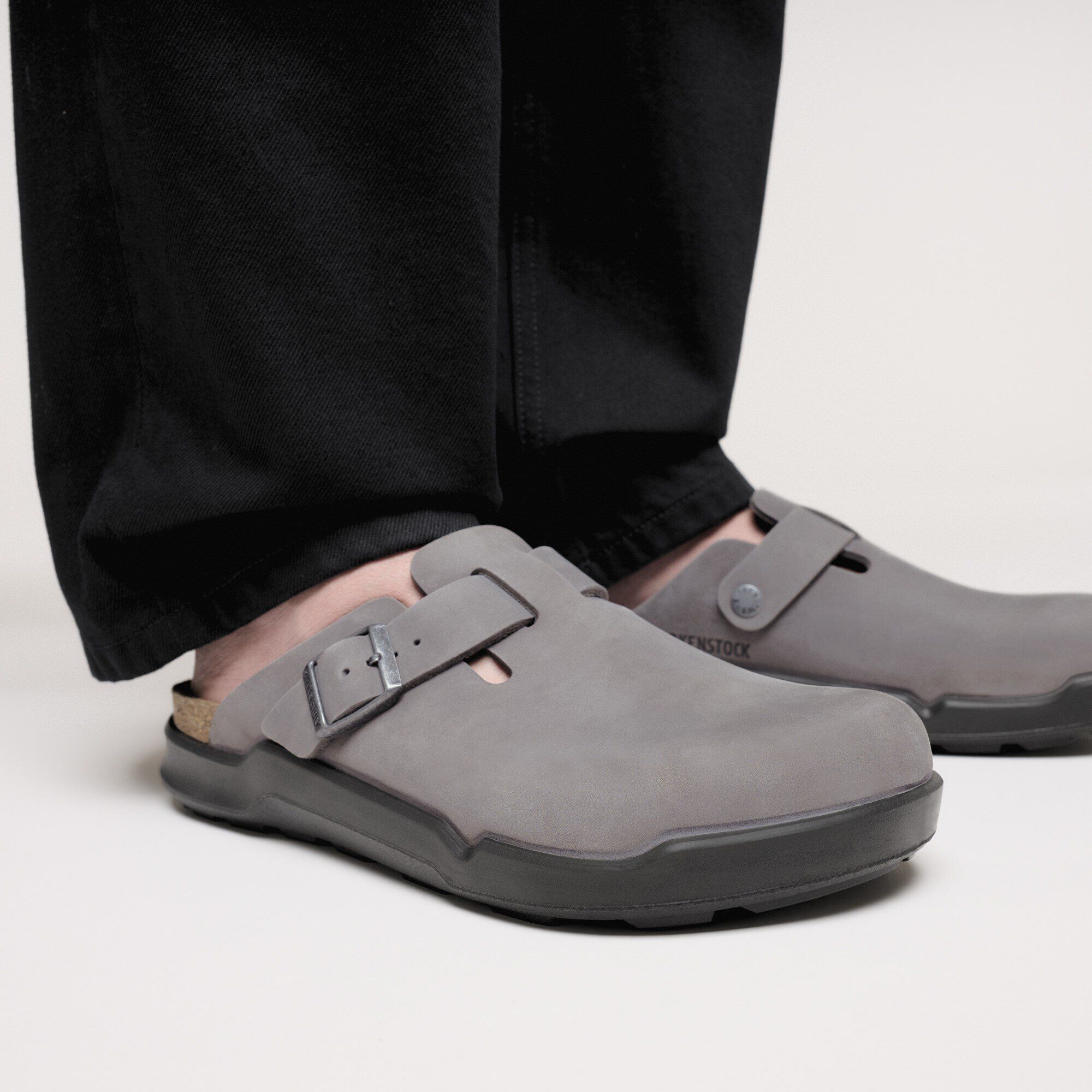 Boston Crosstown Oiled Leather Close-up with a male model