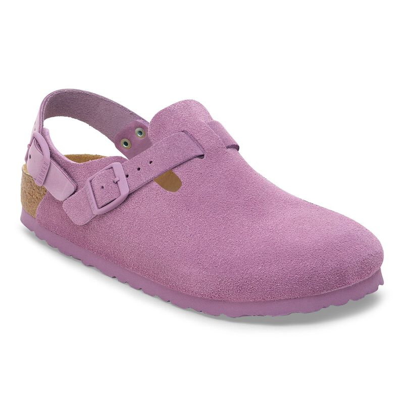BIRKENSTOCK Tokio Suede Leather Charcoal Walk Edit detail
