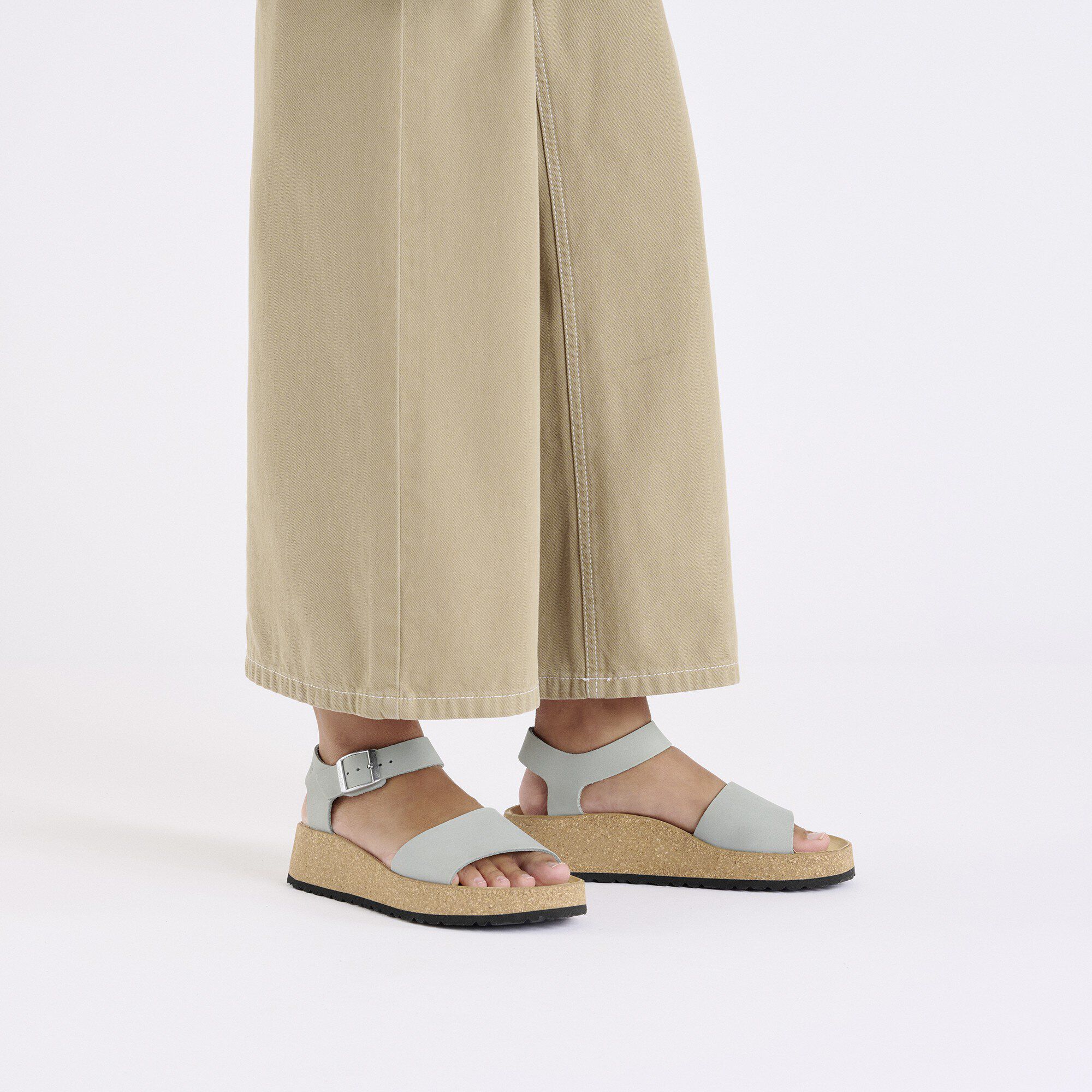 ビルケンシュトック　Papillio Glenda 24.5センチ Glenda Nubuck Leather in Color Pure Sage | BIRKENSTOCK US