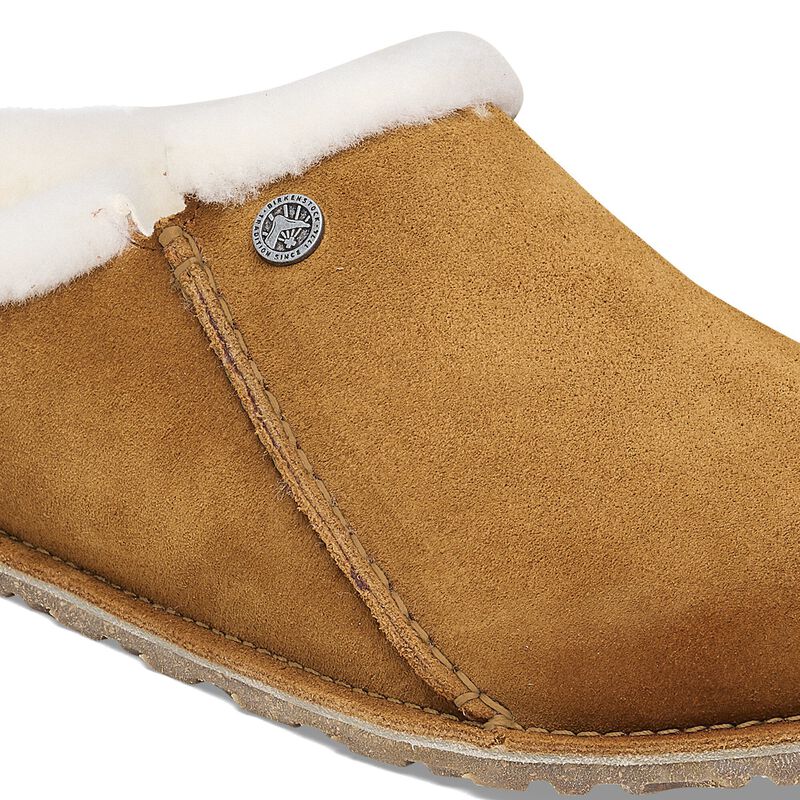 BIRKENSTOCK Zermatt Premium Suede Leather Mink Classic Fit detail