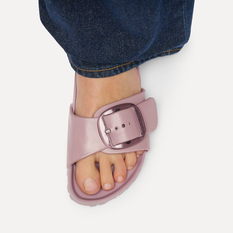 BIRKENSTOCK Madrid Big Buckle EVA Faded Purple Easy Walk detail