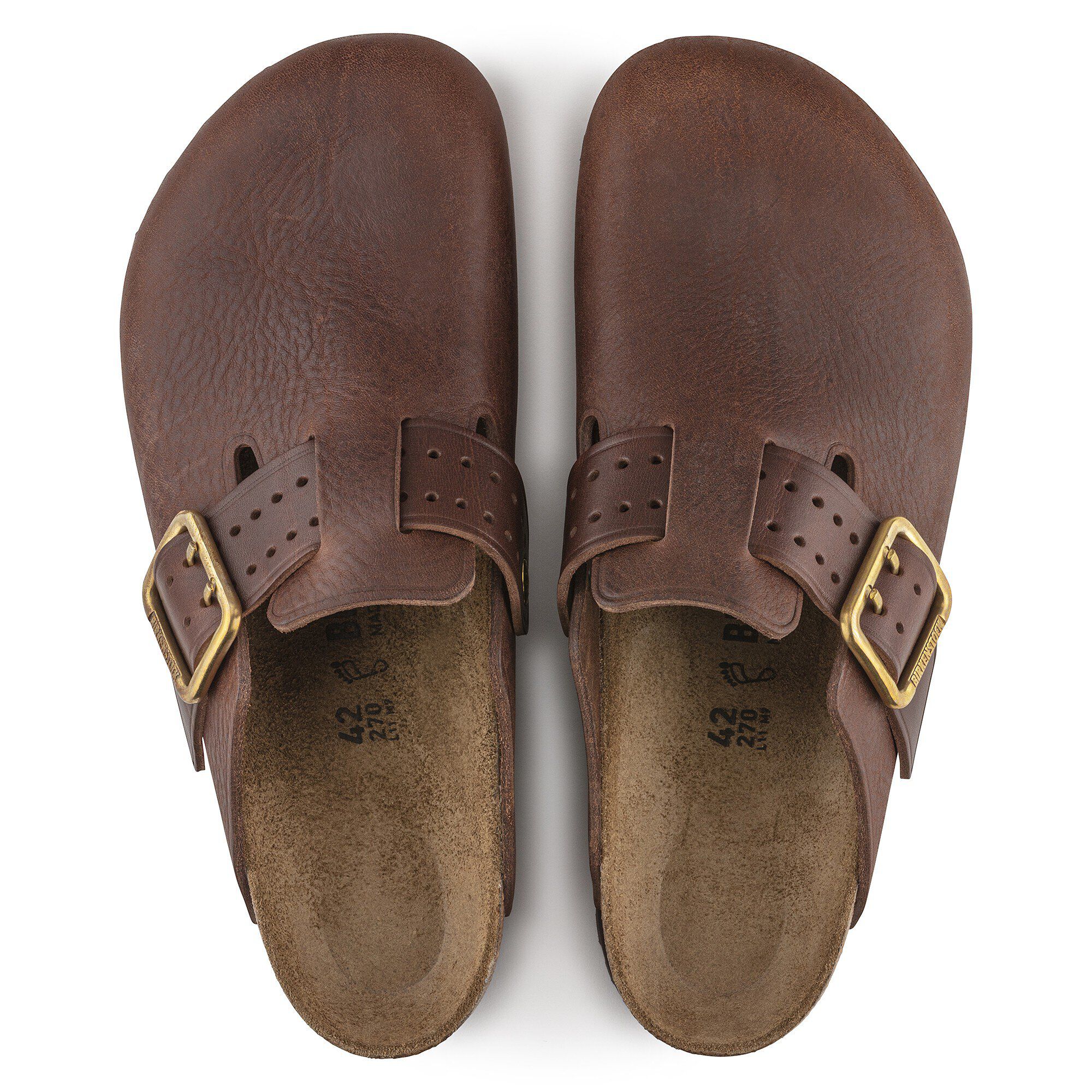 靴 Birkenstock Boston leather brown 28cm Boston Bold Leather in Color Roast | BIRKENSTOCK Canada