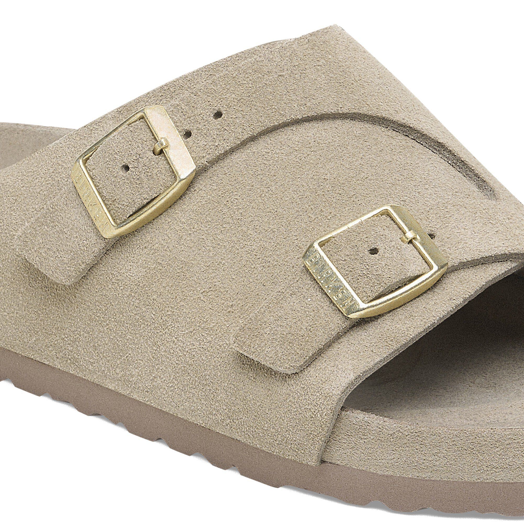 Zürich Suede Leather in Color Taupe | BIRKENSTOCK US