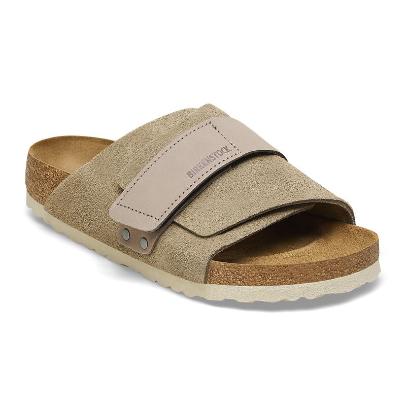 BIRKENSTOCK Kyoto Nubuck Leather/Suede Digital Green Trail Easy detail