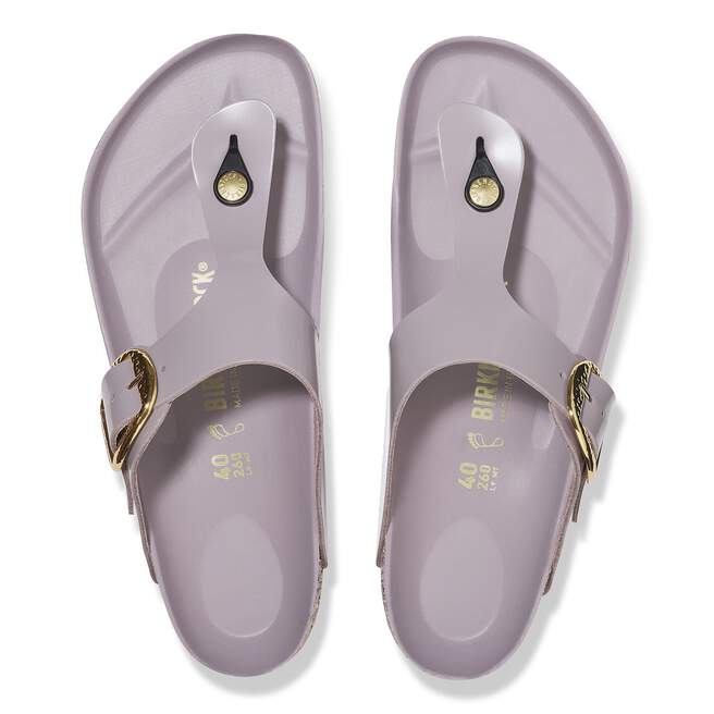 Gizeh Hammered Big Buckle Natural Leather Patent