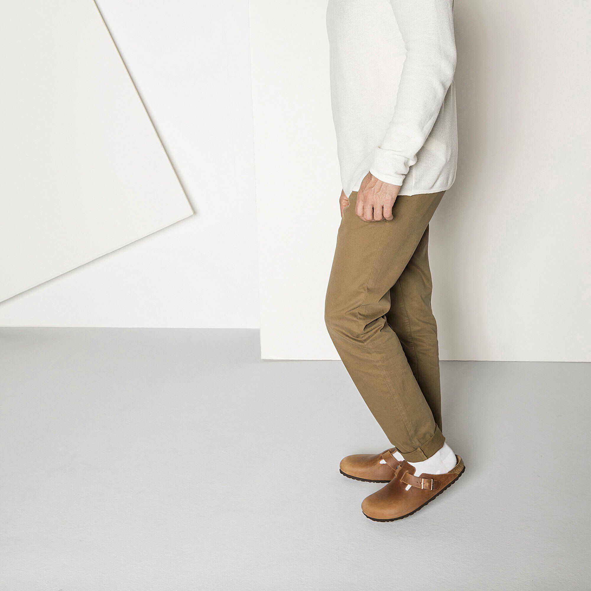 Cotton Sole Men Cotton-Polyamide-Elastane