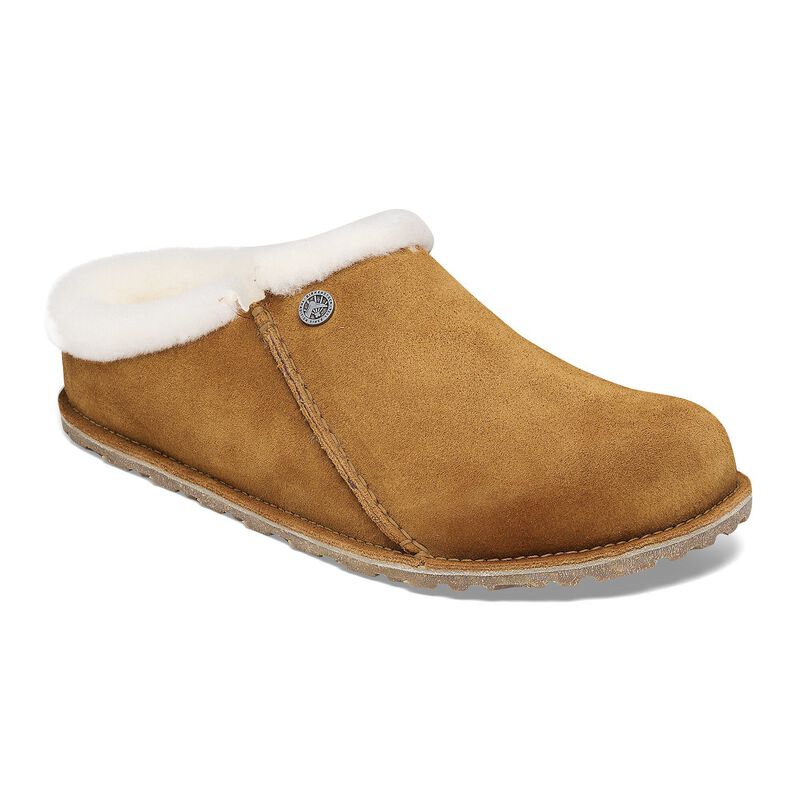 BIRKENSTOCK Zermatt Premium Suede Leather Antique White Daily Comfort detail