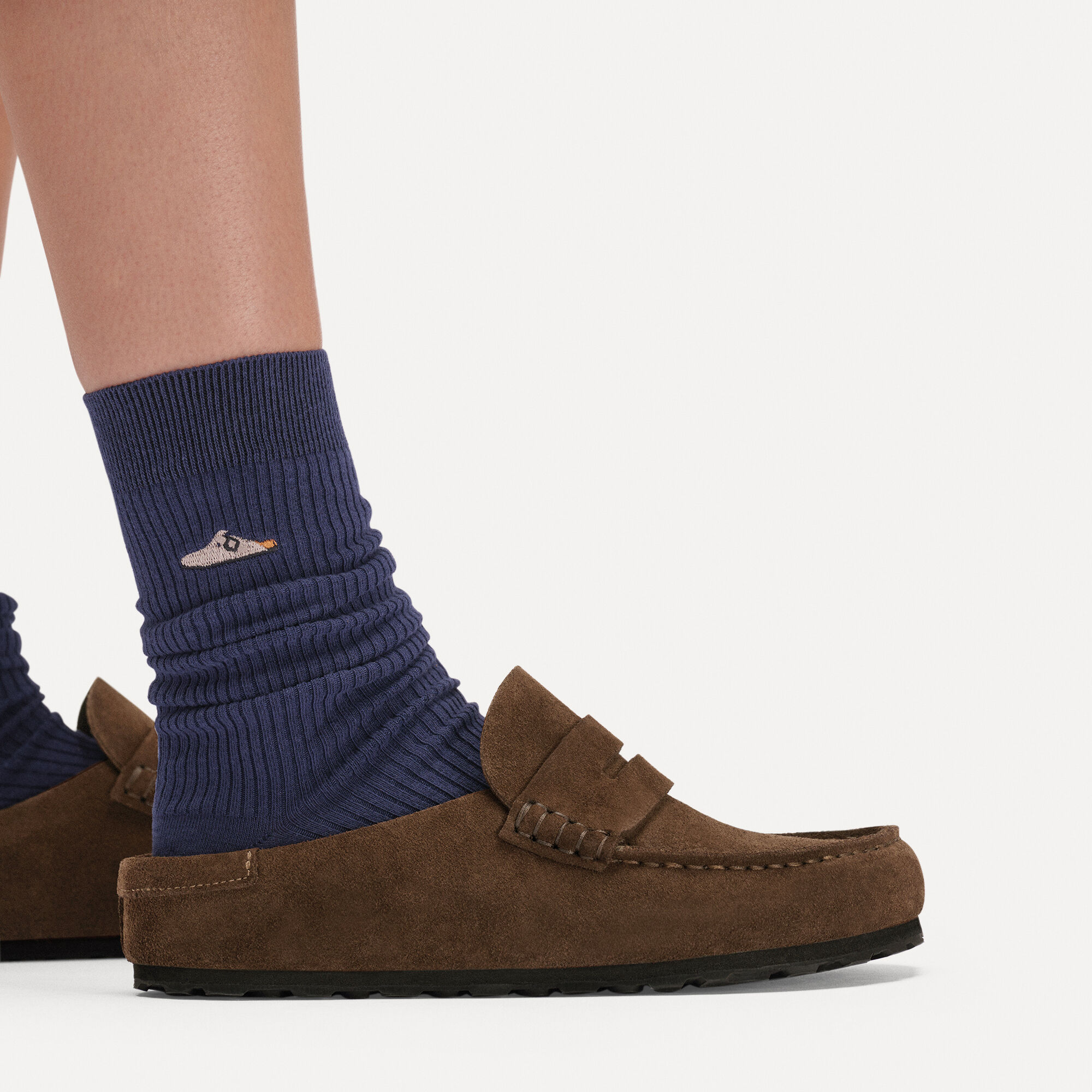 Naples Wrapped Suede Leather