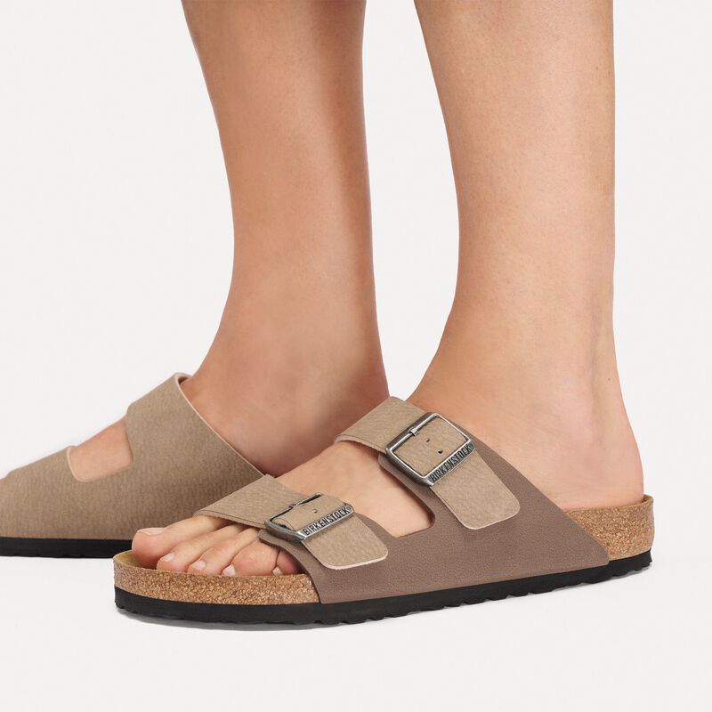 BIRKENSTOCK Arizona Mixed Synthetics Taupe/Mocha Soft Footbed detail