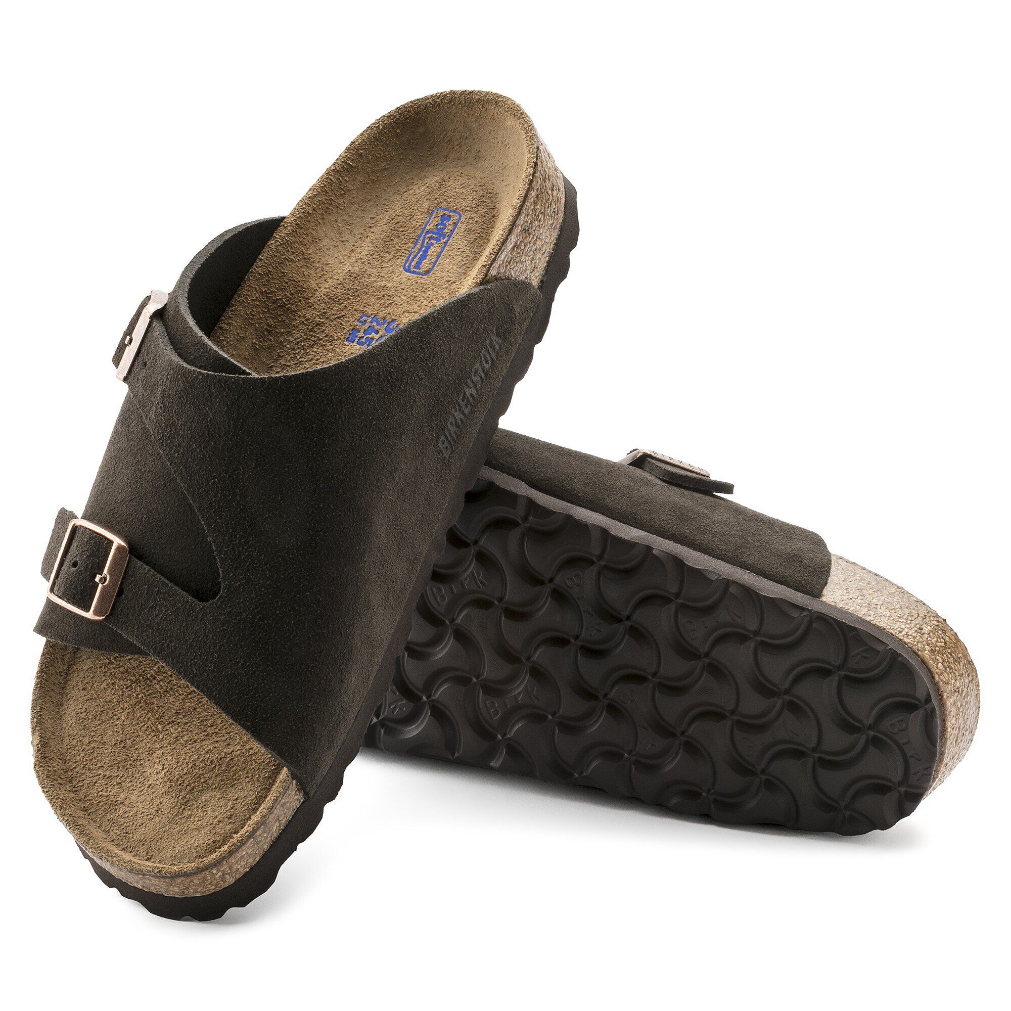 Z&uuml;rich Soft Footbed Suede Leather