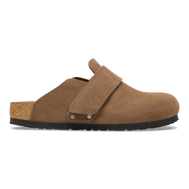 BIRKENSTOCK Loma Suede Leather Dark Tea Soft Sole detail