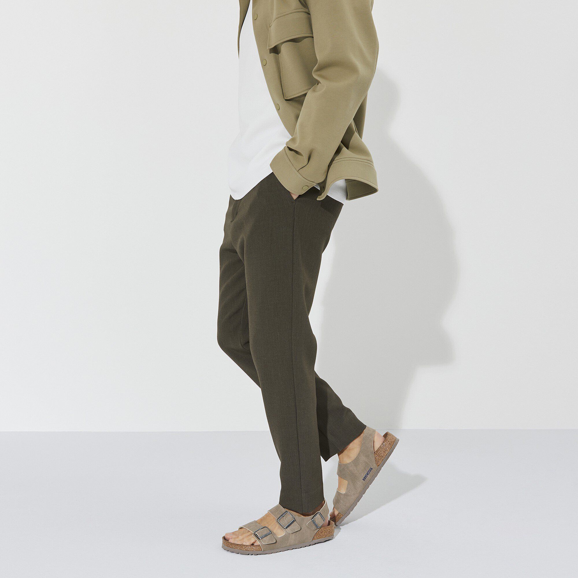   Close-up with a male model