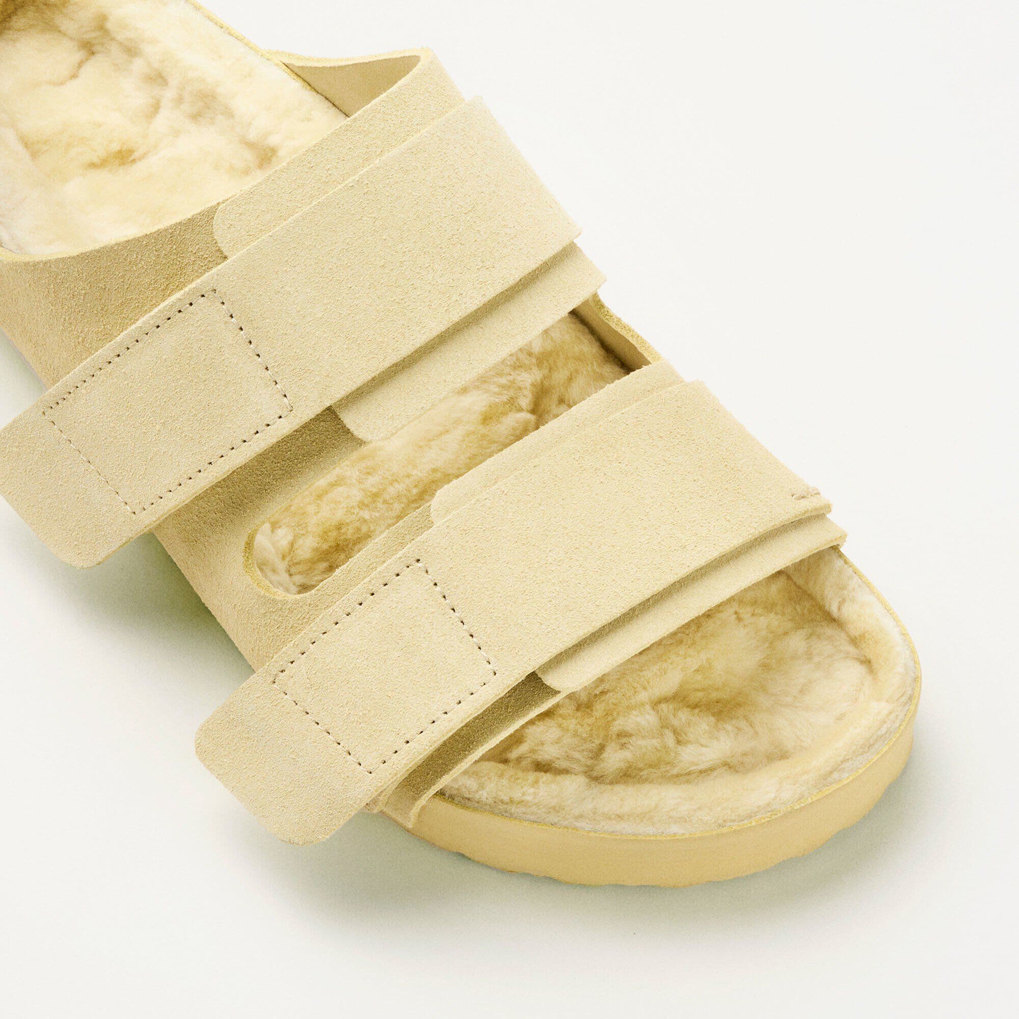 靴 TEKLA BIRKEN STOCK UJI beige 42 Uji Suede Tekla Suede Leather in Color Straw | BIRKENSTOCK US